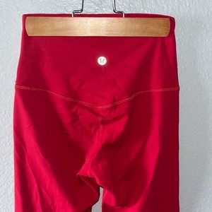 Lulu lemon align nulu fabric leggings capri size 2. Worn once.